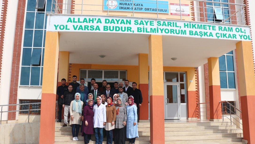 İl Milli Eğitim Müdürümüz Hacı Ömer KARTAL İlimiz Merkez Nuray Kaya İmam- Hatip Ortaokulunu Ziyaret Etti