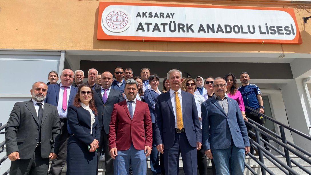 İl Millî Eğitim Müdürümüz Sayın Metin ALPASLAN, Atatürk Anadolu Lisesini Ziyaret Etti