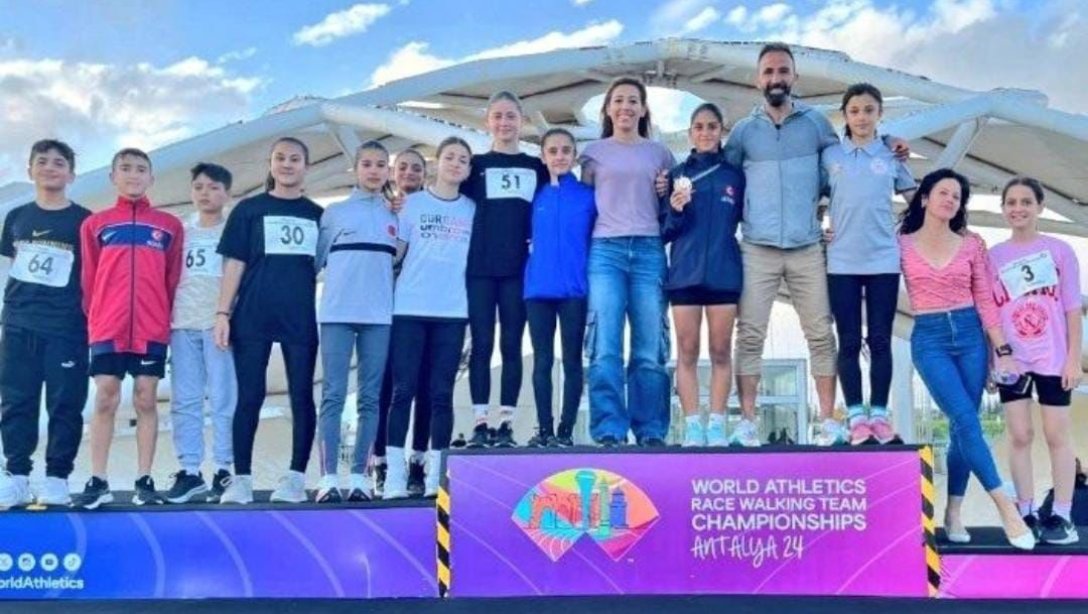 Gazipaşa Ortaokulu Öğrencilerimiz, EXPO 2016 Türkiye Yürüyüş Şampiyonasından Derecelerle Döndü