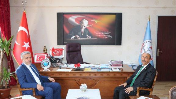 Aksaray Üniversitesi Rektörü Prof. Dr. Yusuf ŞAHİNden Müdürlüğümüze Nezaket Ziyareti