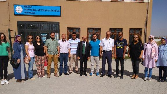 İl Milli Eğitim Müdürümüzün Türkiye Odalar ve Borsalar Birliği Ortaokulu Ziyareti