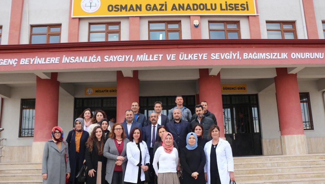 İl Milli Eğitim Müdürümüz Hacı Ömer KARTAL İlimiz Merkez Osman Gazi Anadolu Lisesini Ziyaret Etti