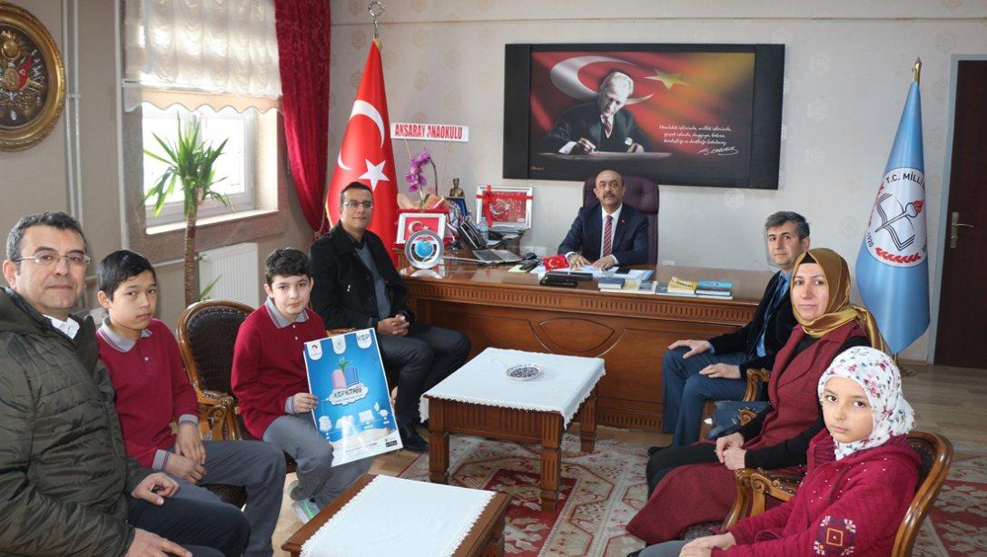 İlimiz Merkez Piri Mehmet Paşa Ortaokulu Okul Müdürü, Öğretmenleri ve Öğrencileri Müdürlüğümüzü Ziyaret Ettiler