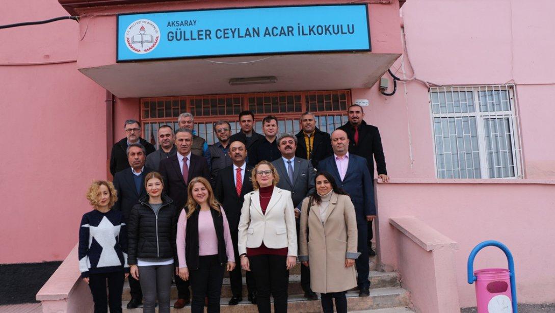 İl Milli Eğitim Müdürümüz Hacı Ömer KARTAL İlimiz Merkez Güller Ceylan Acar İlkokulu-Ortaokulunu Ziyaret Etti