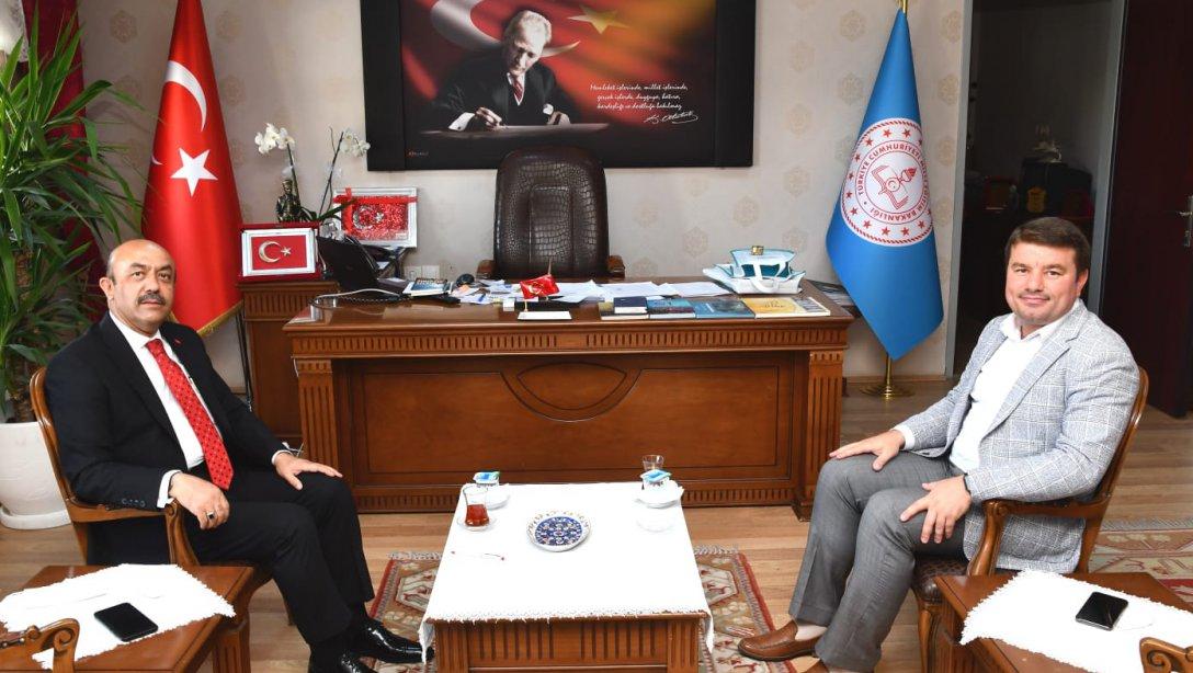 Aksaray Belediye Başkanı Sayın Evren Dinçer Müdürlüğümüzü Ziyaret Etti
