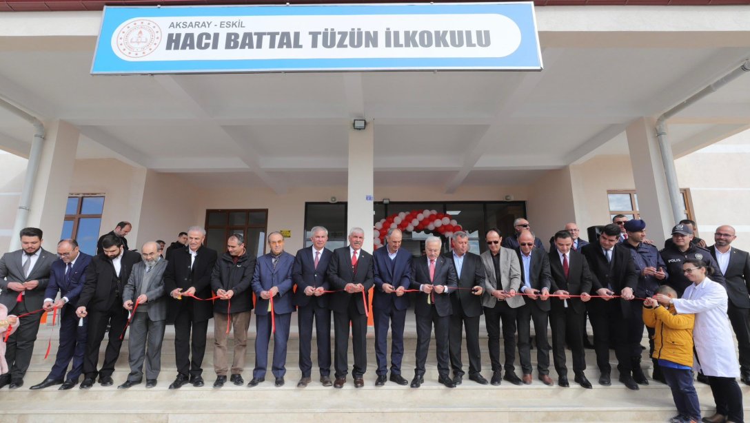  Hacı Battal Tüzün İlkokulu ile Hürmüz-Mustafa Mutlu İlkokulu'nun Açılış Törenleri Yapıldı