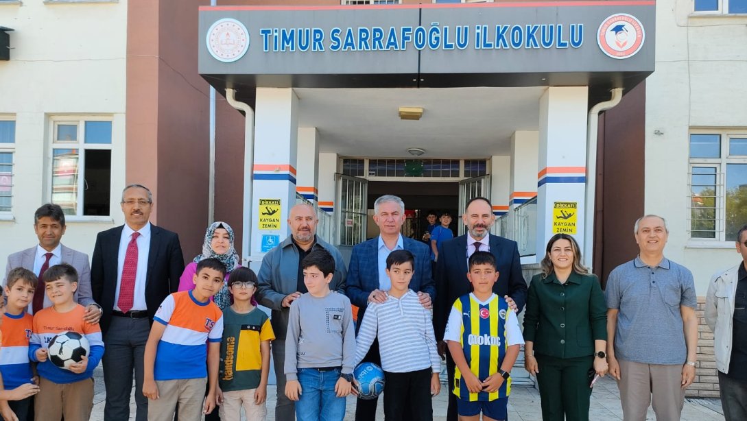 İl Millî Eğitim Müdürümüz Sayın Metin ALPASLAN, Timur Sarrafoğlu İlkokulu'nu Ziyaret Etti