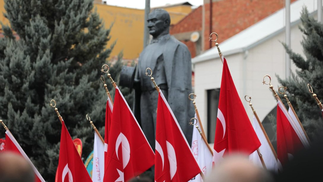 Cumhuriyetimizin Kurucusu Büyük Önder Gazi Mustafa Kemal Atatürk, İlimizde Düzenlenen Törenlerle Anıldı