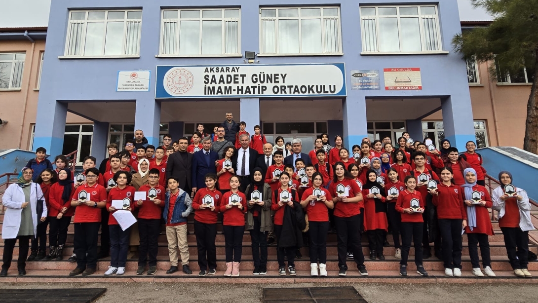 ÇEDES Projesi Kapsamında Bilgi Yarışması Ödül Töreni Düzenlendi